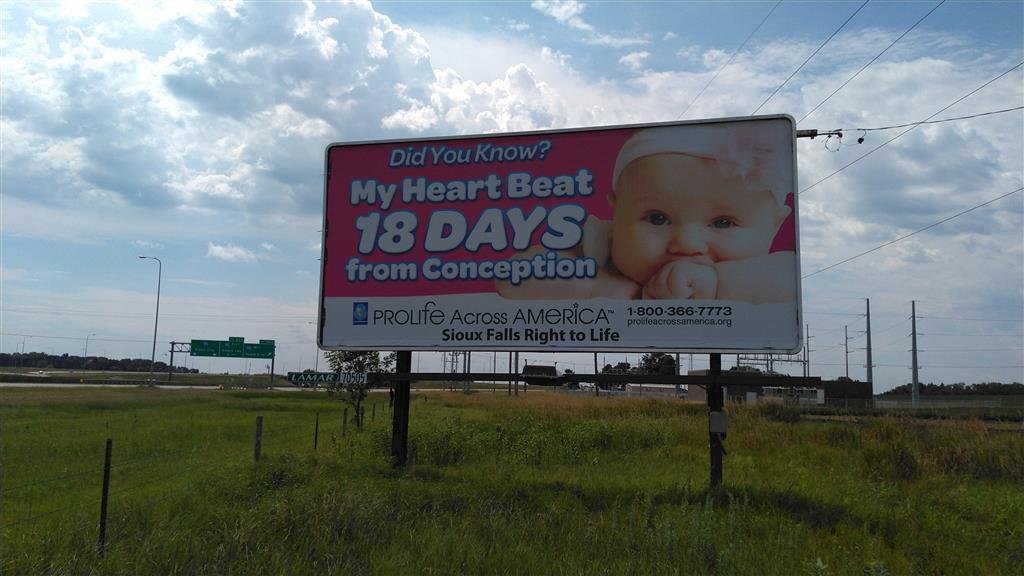 I-29 and I-90 exchange - Designed by Pro Life Across America