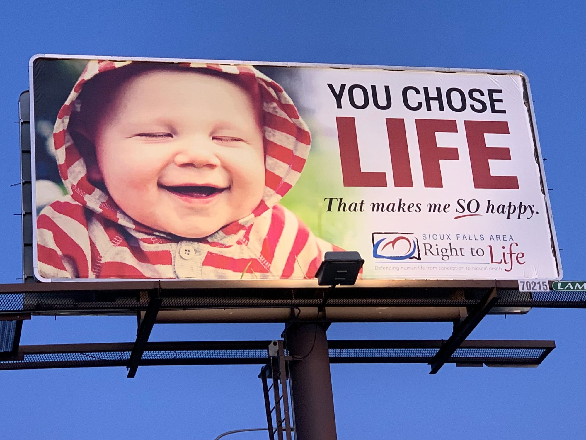 10th and Sycamore - Designed by Sioux Falls Area Right to Life