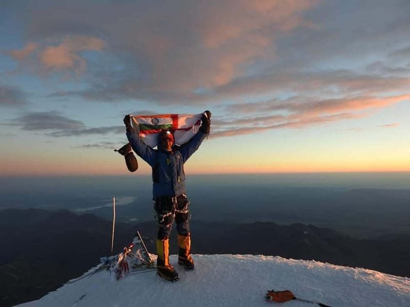 Breeze Sharma, India: Elbrus 5642- 2019 with Makalu Extreme
