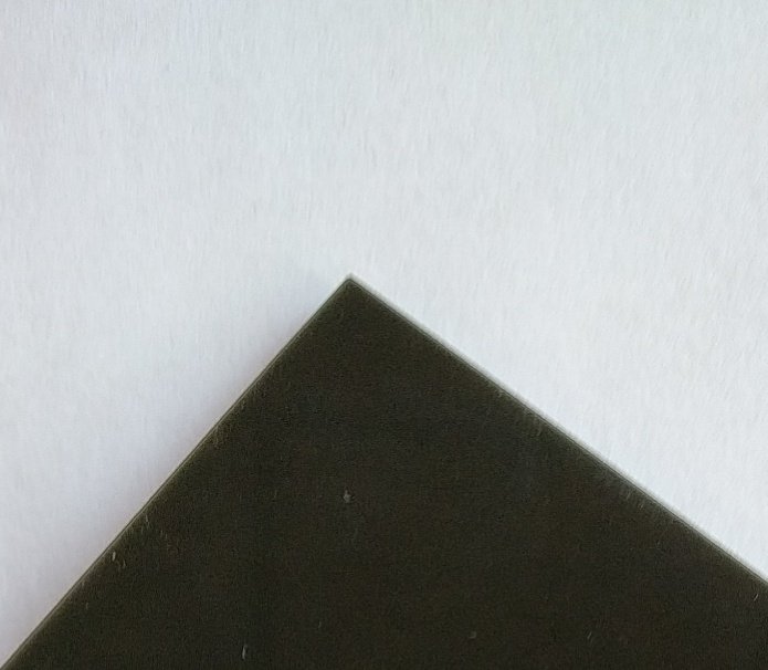 Acrylic Black Plexiglass 12 X 8 3/8 Thick Plastic Sheet two Pack 