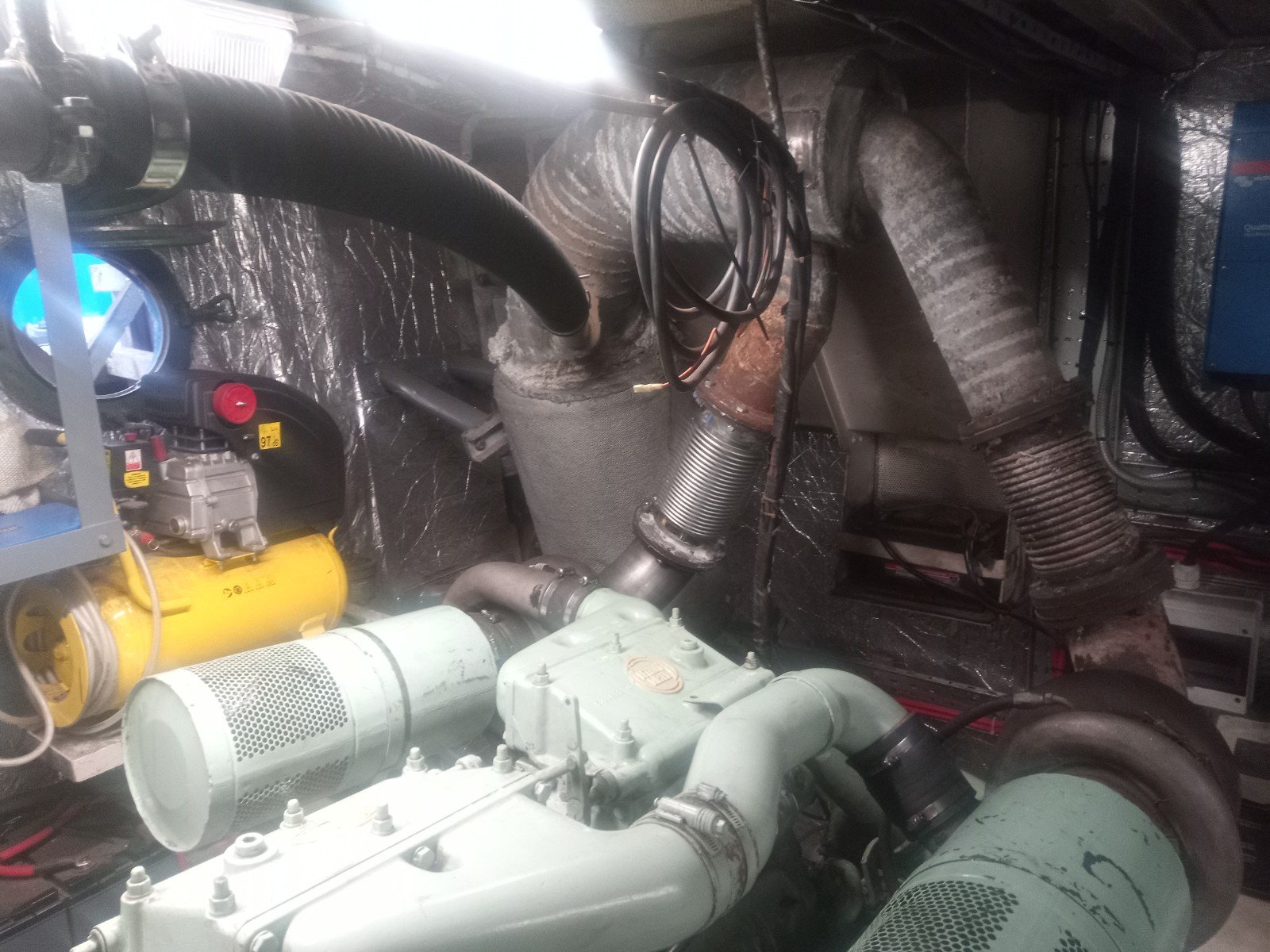 Detroit 12v71 exhaust repairs