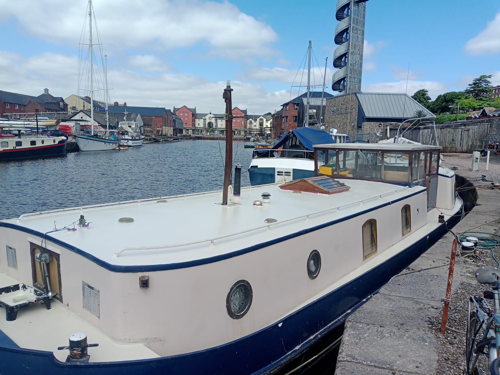 Dutch barge deck epoxy paint coating