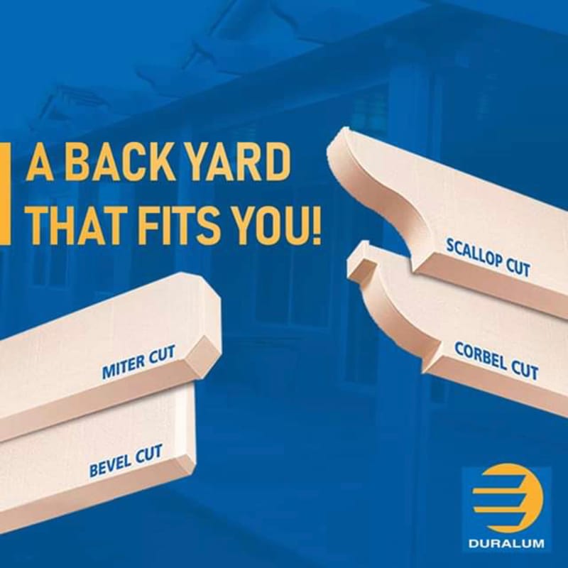 Aluminum Patio Cover end cut options JS AND SONS LANDSCAPES