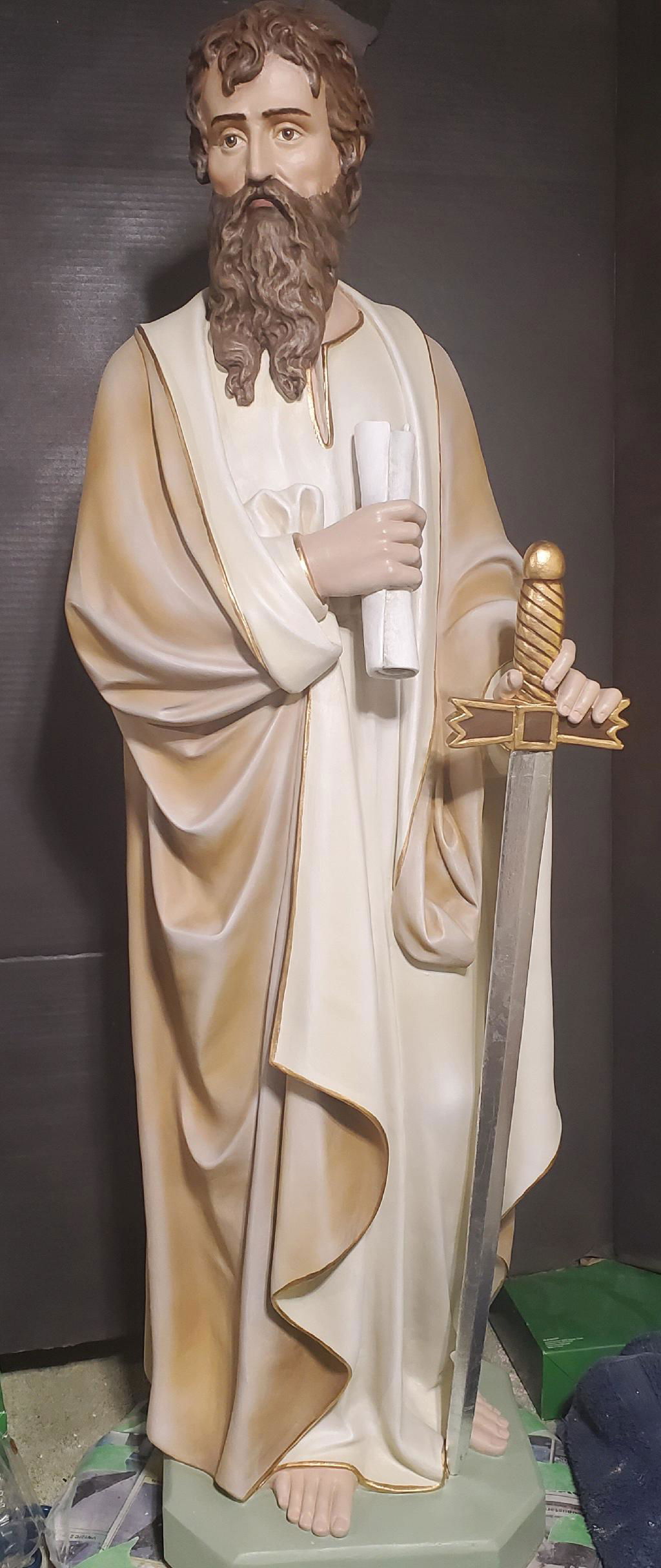 One of the Statues Restored--St. Paul