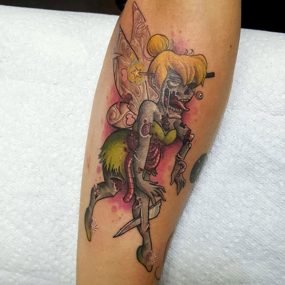 Zombie Tinkerbell Tattoo