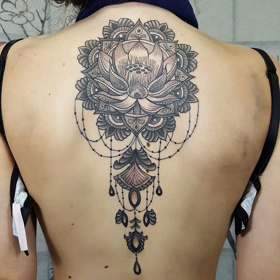 Mandala back Tattoo