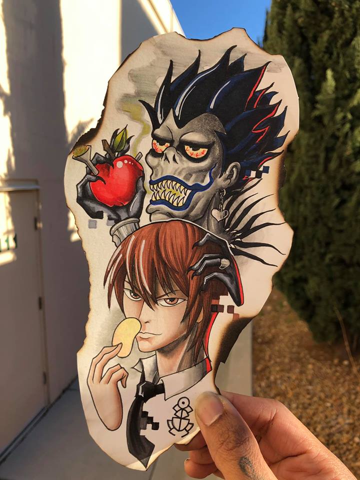 Ryuk on the ribs | Instagram