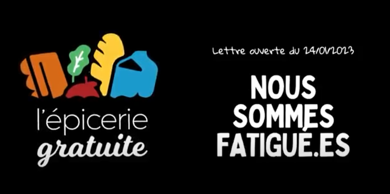 Lettre ouverte de l'épicerie gratuite écrite à l'occasion des 4 ans de L' association !