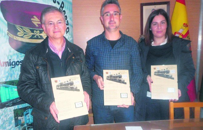 Un sello plasma los 150 años de la llegada del tren a Jaén