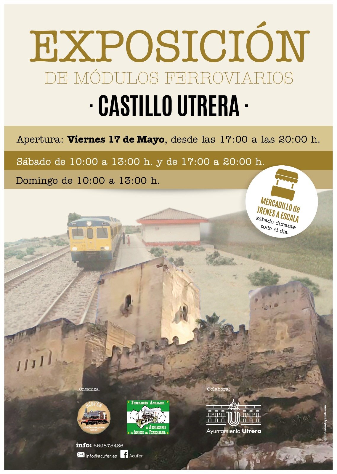 Exposición de Módulos Ferroviarios Castillo de Utrera