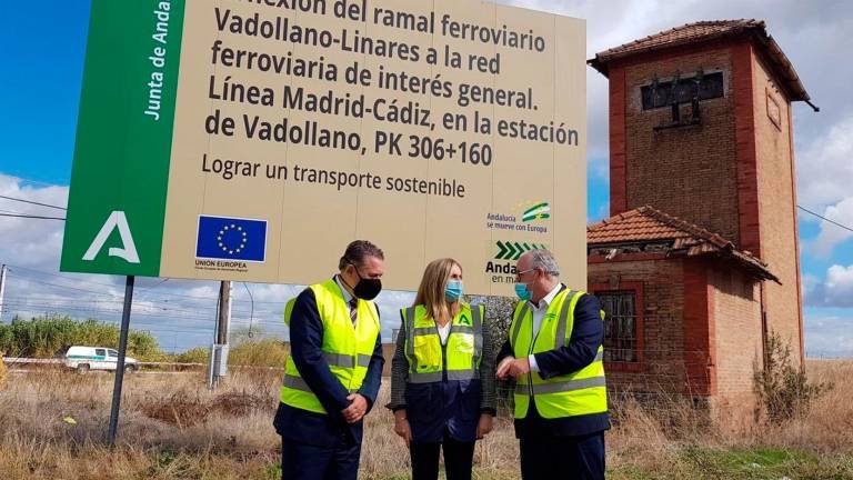 Arrancan las obras para la conexión ferroviaria del ramal Vadollano-Linares con la red estatal