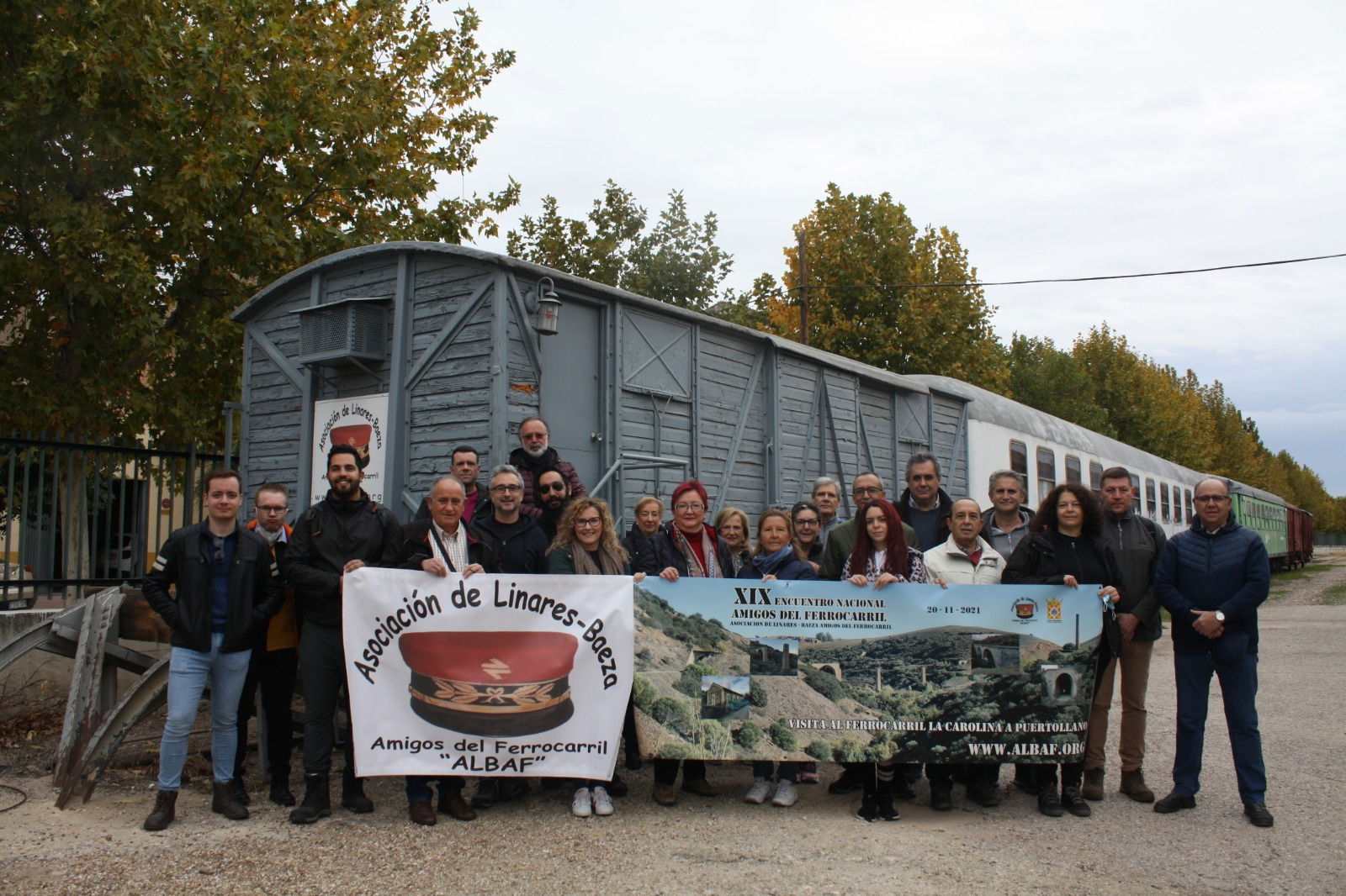 Celebrado el XIX Encuentro Nacional de Amigos del Ferrocarril en la Estación Linares-Baeza