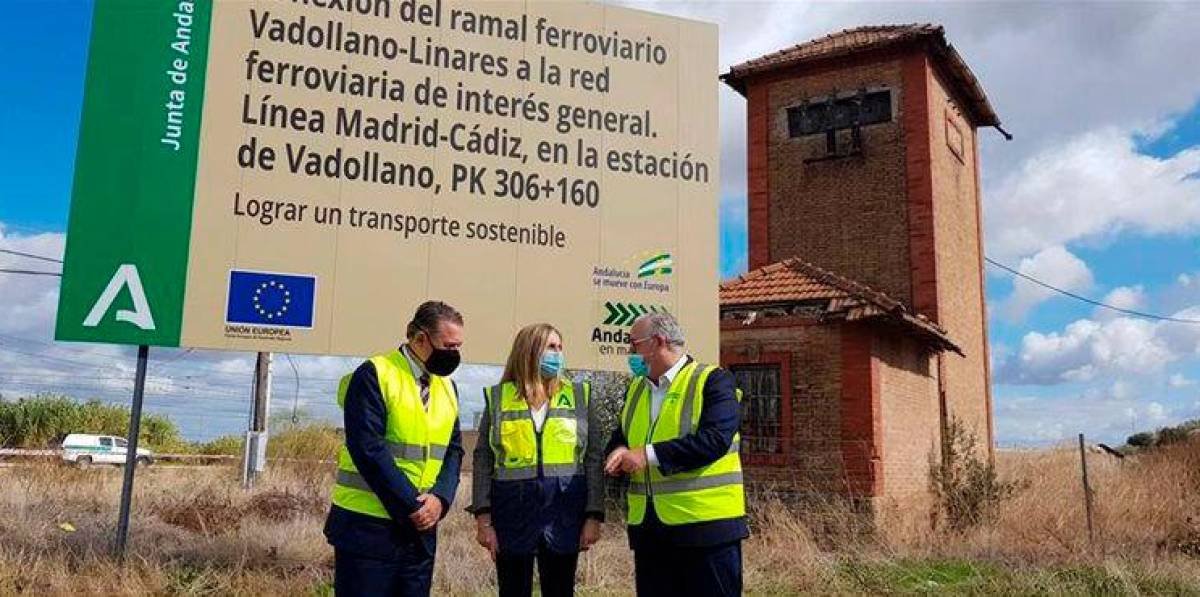 La Junta prevé retomar “este año” la conexión ferroviaria Vadollano-Linares con la red estatal