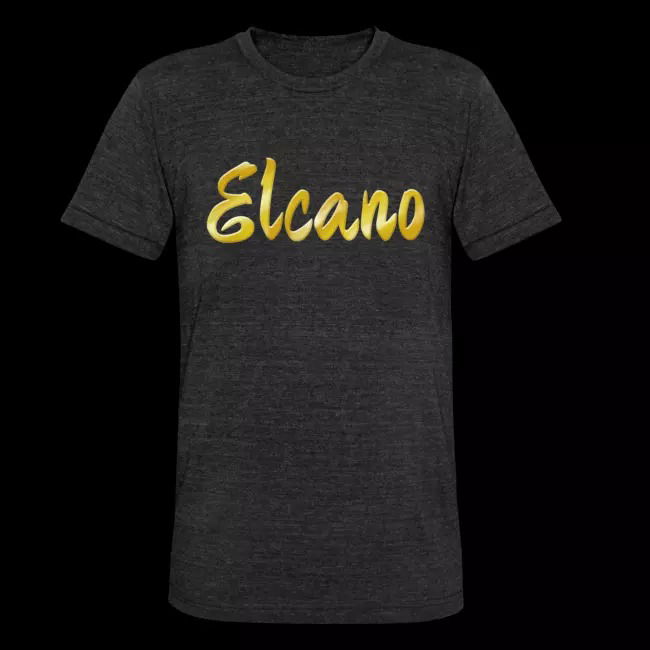 Unisex Tri-Blend T-Shirt von Bella + Canvas - Elcano Schriftzug