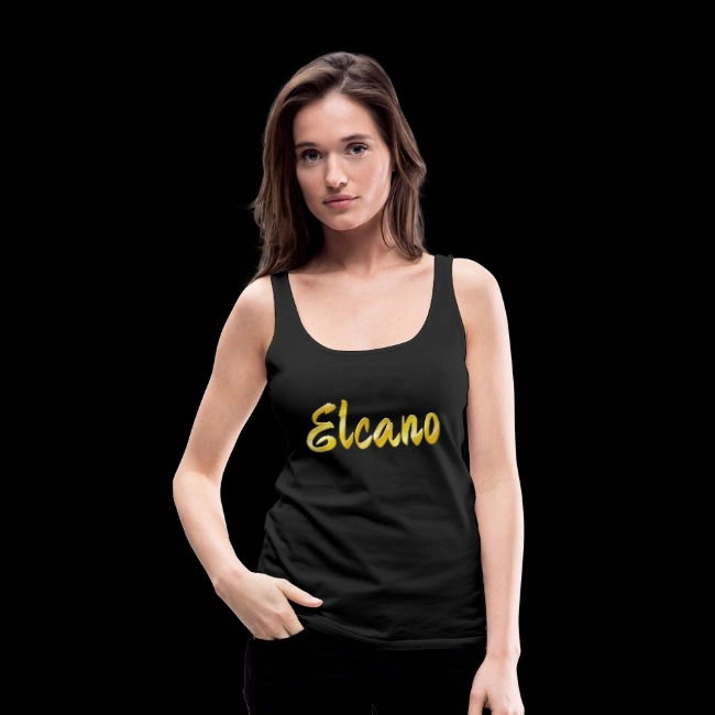 Frauen Premium Tank Top - Elcano Schriftzug