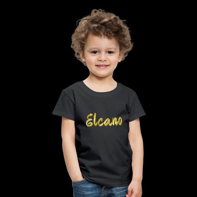 Kinder Premium T-Shirt - Elcano Schriftzug
