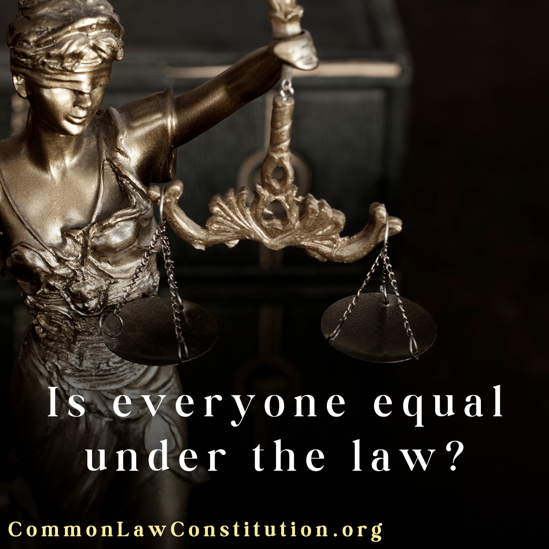Is Everyone Equal under the Law?
