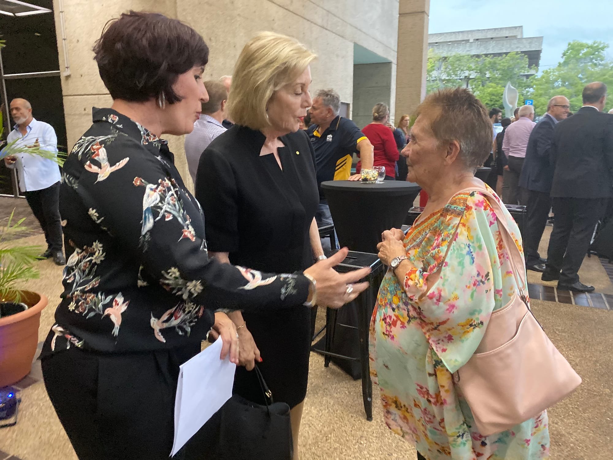 Ita Buttrose meets our esteemed President Robyn Moore
