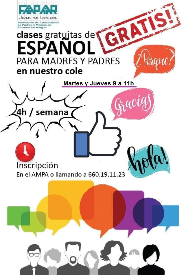 Curso de Español para padres/madres