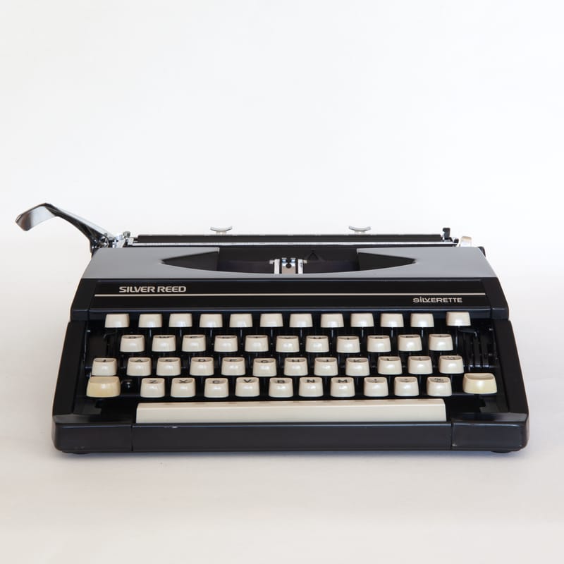 HERMES AMBASSADOR Working Vintage Swiss Typewriter with New Ribbon