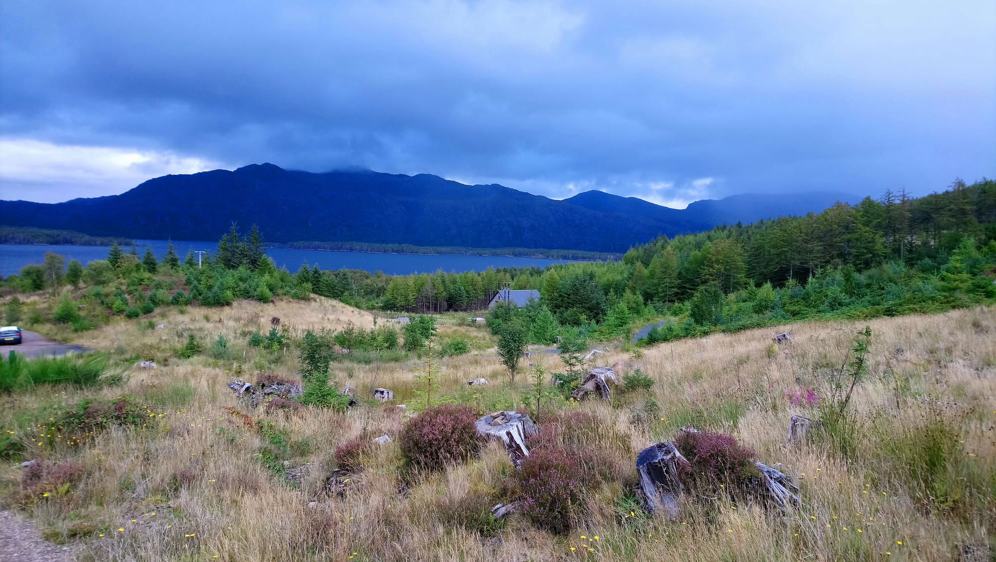 View to Loch Maree from Victoria  Falls