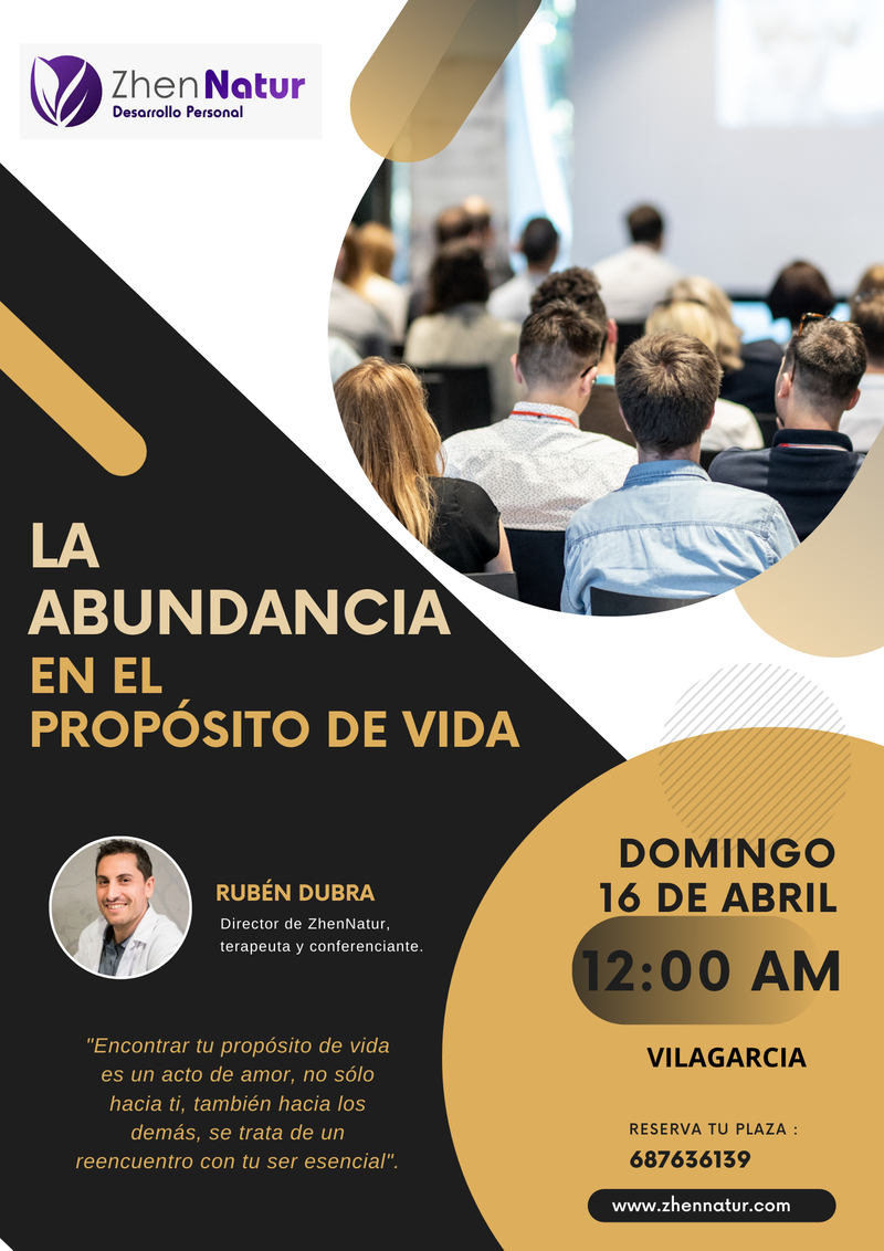 CHARLA INFORMATIVA ABUNDANCIA EN EL PROPOSITO DE VIDA