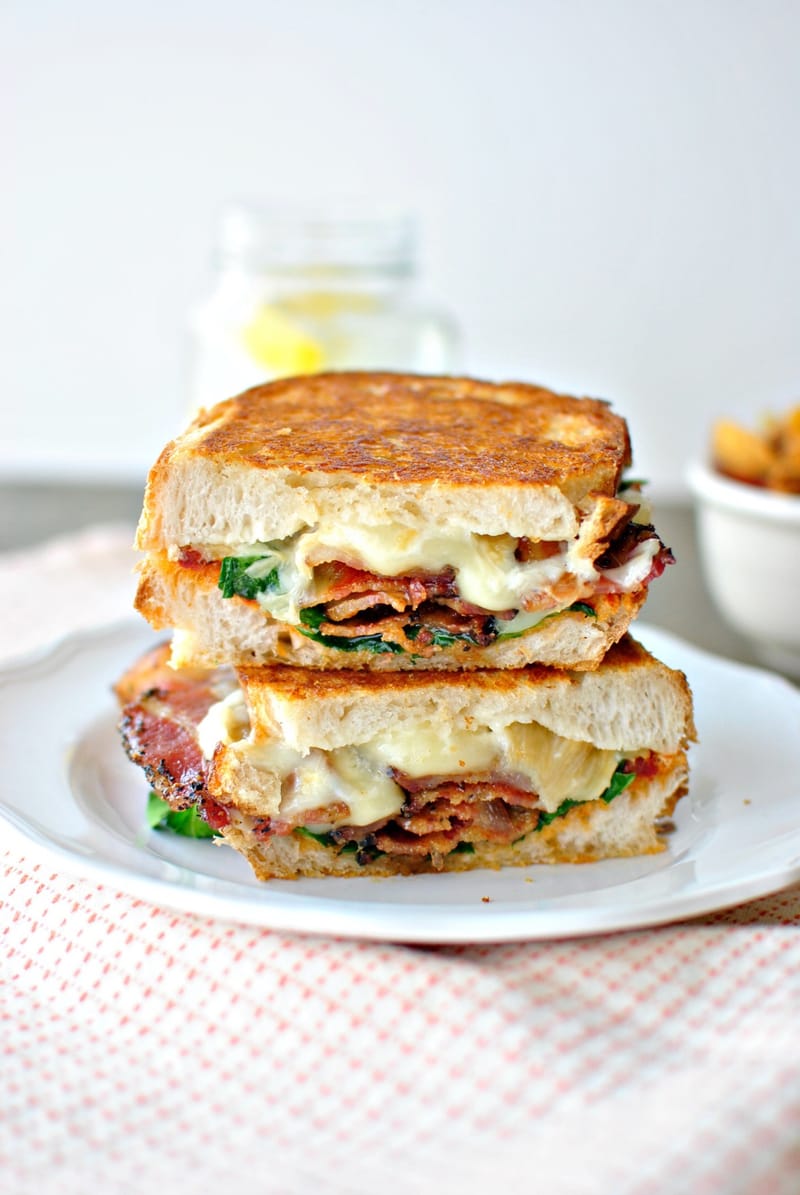 #2 Sweet baked bacon Grilled Cheese Panini