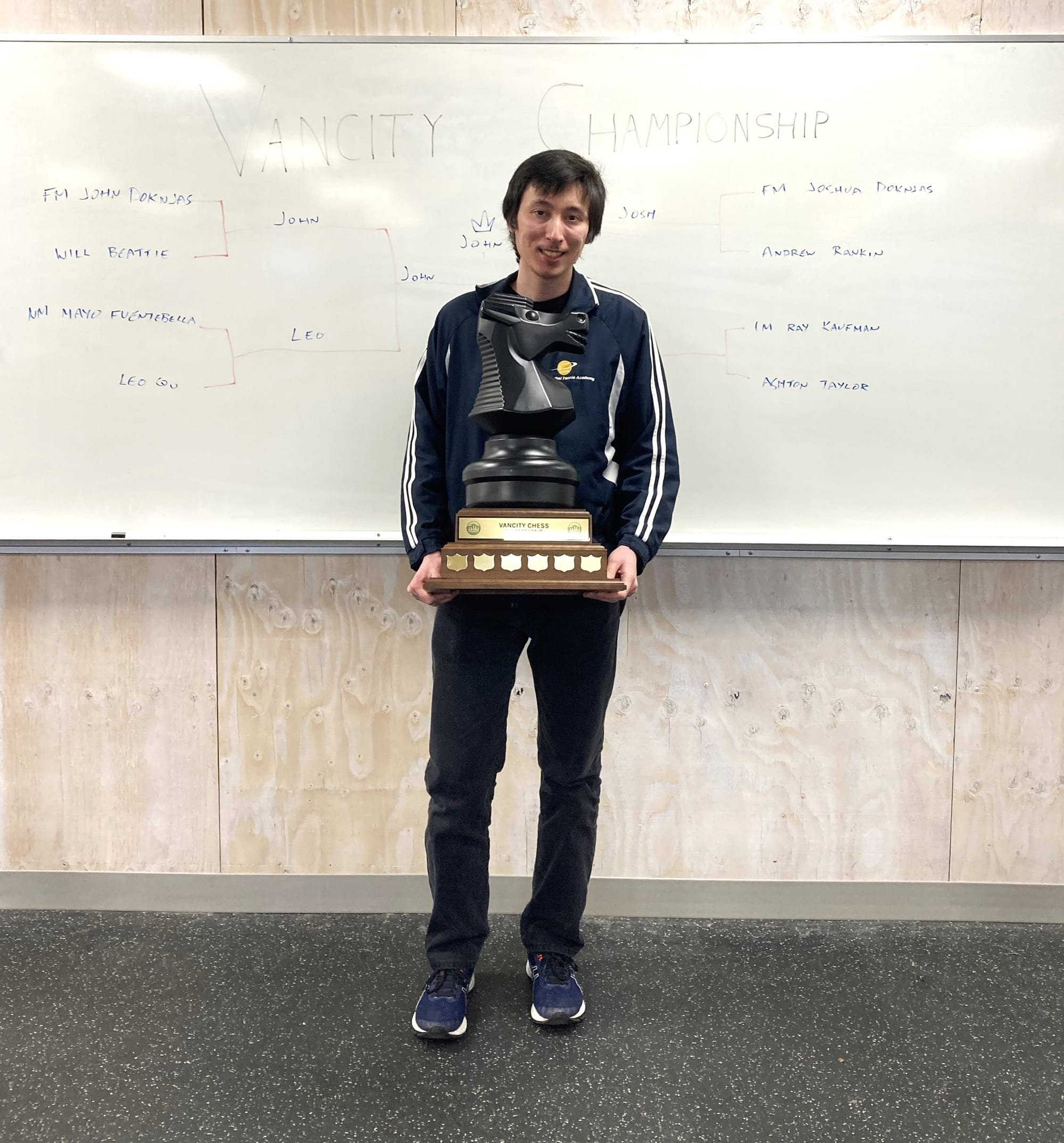 FIDE Master John Doknjas wins the inaugural Vancity Rapid Championship!