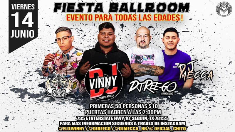 EVENTO PARA TODAS LAS EDADES - DJ VINNY, DJ REEGO, DJ MECCA, OFICIAL CHITO