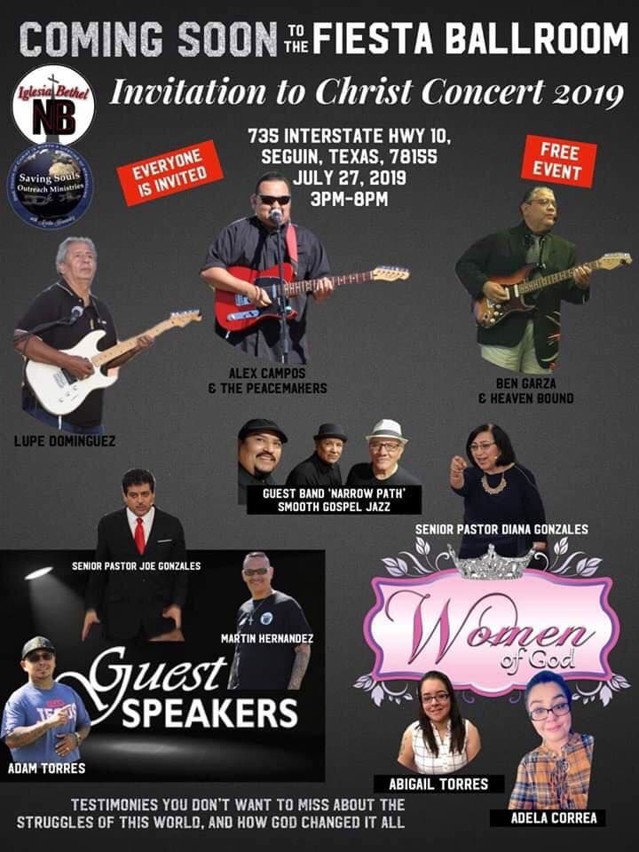 IGLESIA BETHEL NB, INVITATION TO CHRIST CONCERT 2019 -- (FREE EVENT)