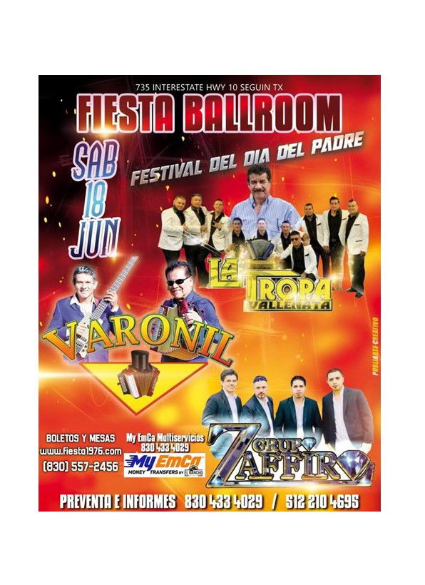 FIESTA BALLROOM PRESENTS: FIESTA DEL DIA DEL PADRE