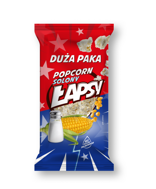 ŁAPSY Popcorn 100g