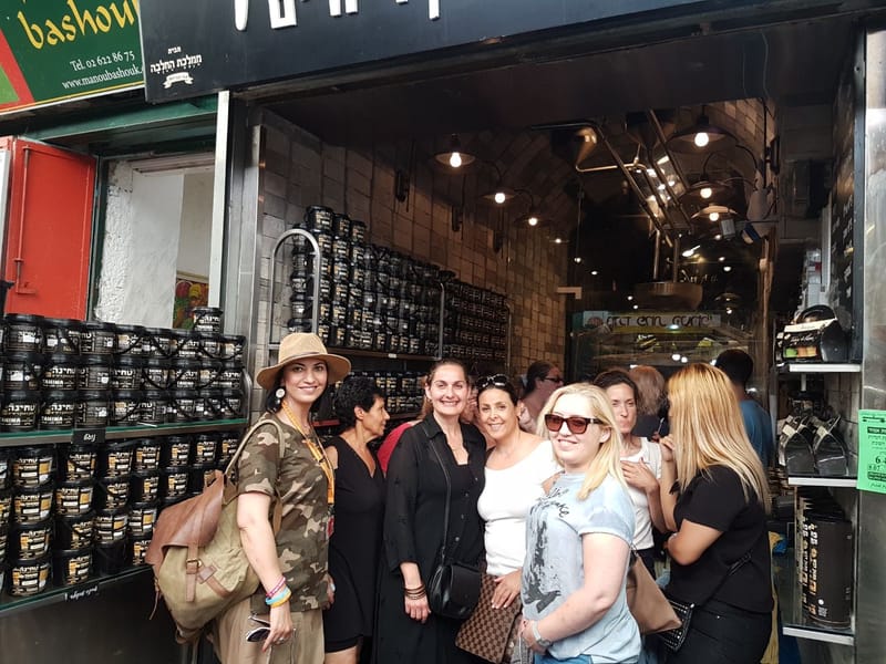 A culinary tour in the Mahane Yehuda market.