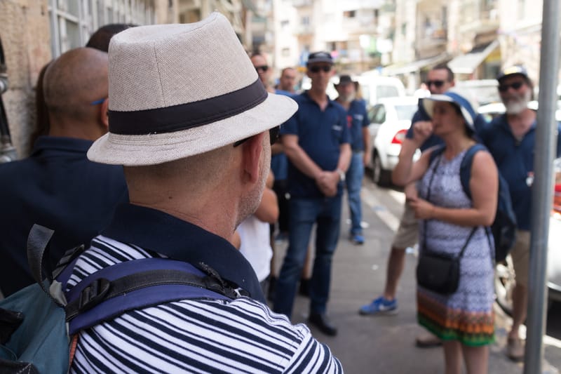 Culinary tour at machneyuda is market with alshock