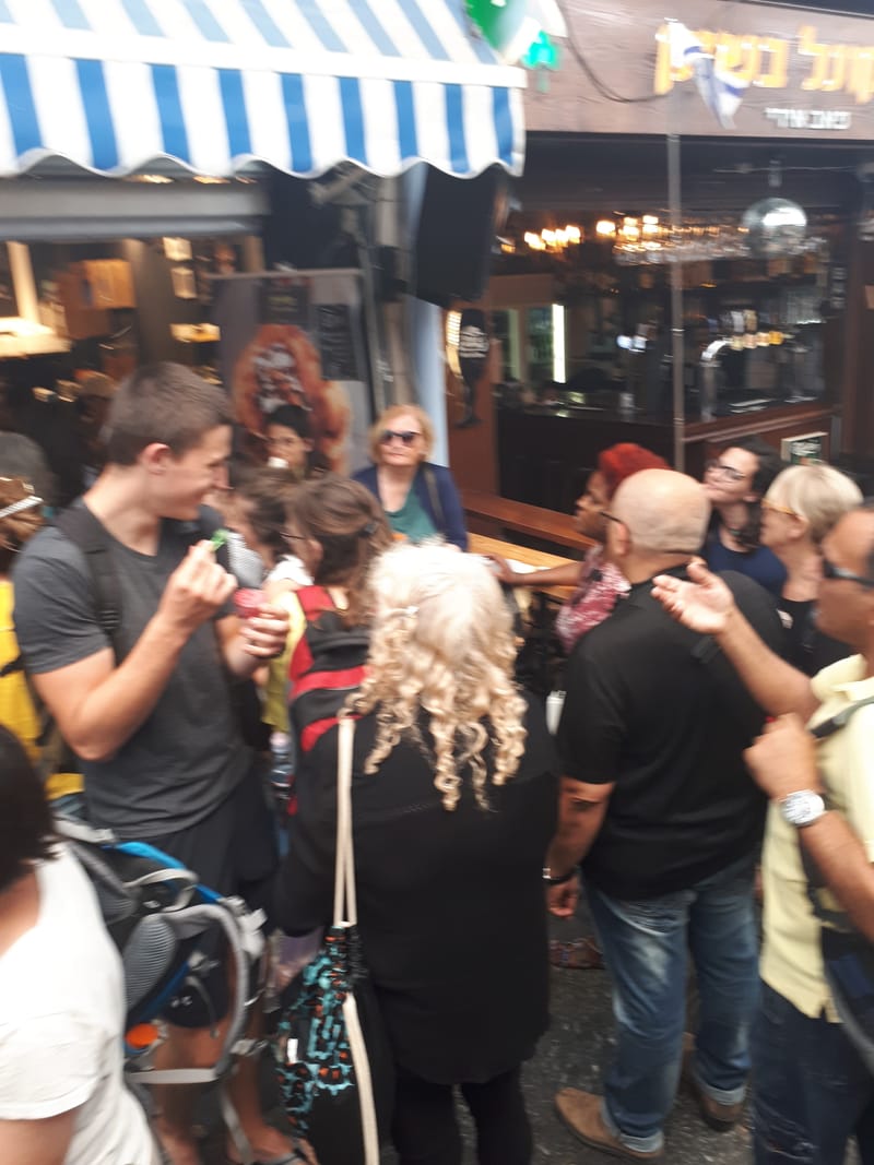 A guided tour of the Mahane Yehuda market.