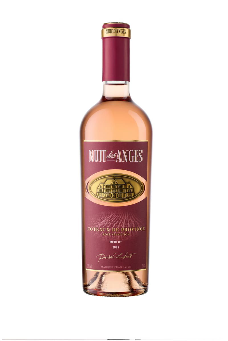 75cl / Vin Rosé / Rosé Wine / Merlot / 6 UVC = 8,3 kg / 12,5% vol.
