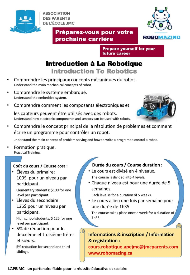 APEJMC Introduction to Robotics