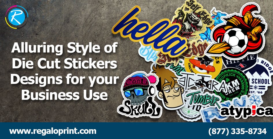 Alluring Style of Die Cut Stickers Designs for Your Business Use
