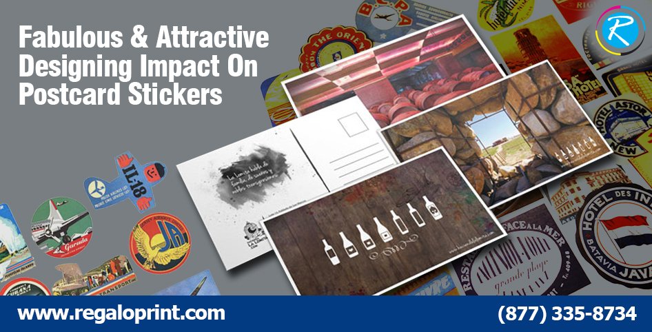 Fabulous & Attractive Designing Impact on Postcard Stickers