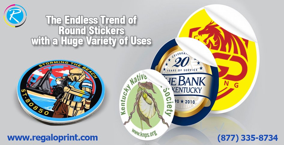 The Endless Trend of Round Stickers with a Huge Variety of Uses