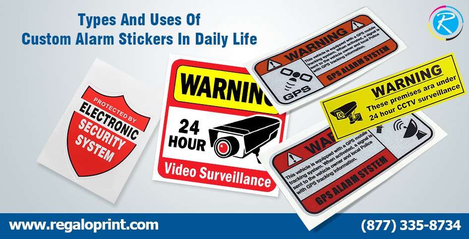 Types And Uses Of Custom Alarm Stickers In Daily Life