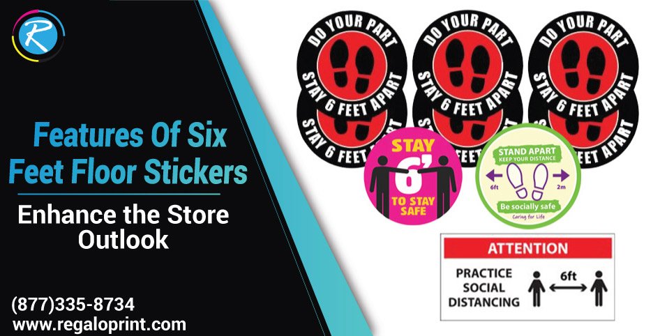 Features Of Six Feet Floor Stickers | Enhance The Store Outlook