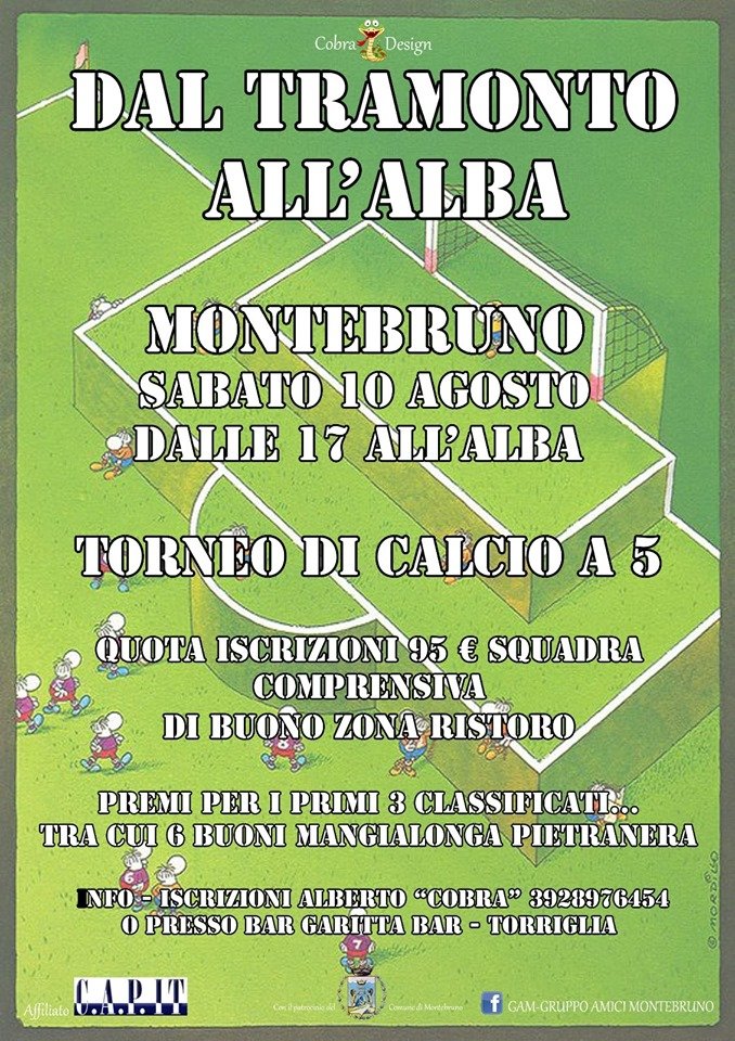 Torneo di Calcio a 5 - Dal Tramonto all'Alba