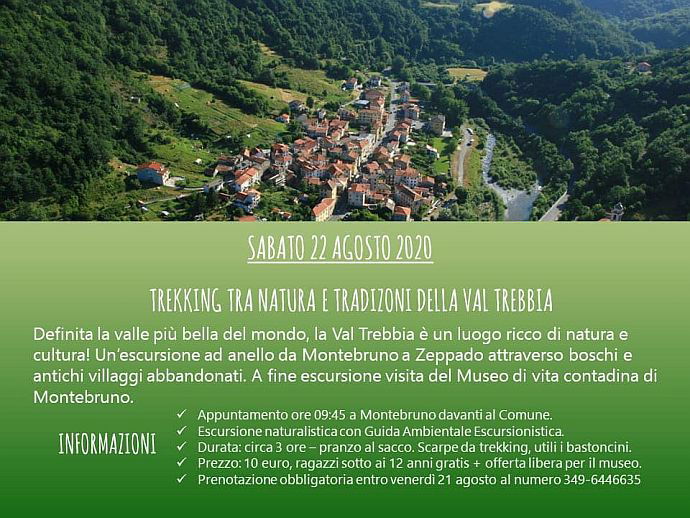 Trekking tra natura e tradizioni della Val Trebbia