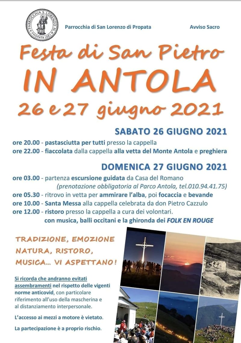 FESTA DI SAN PIETRO IN ANTOLA