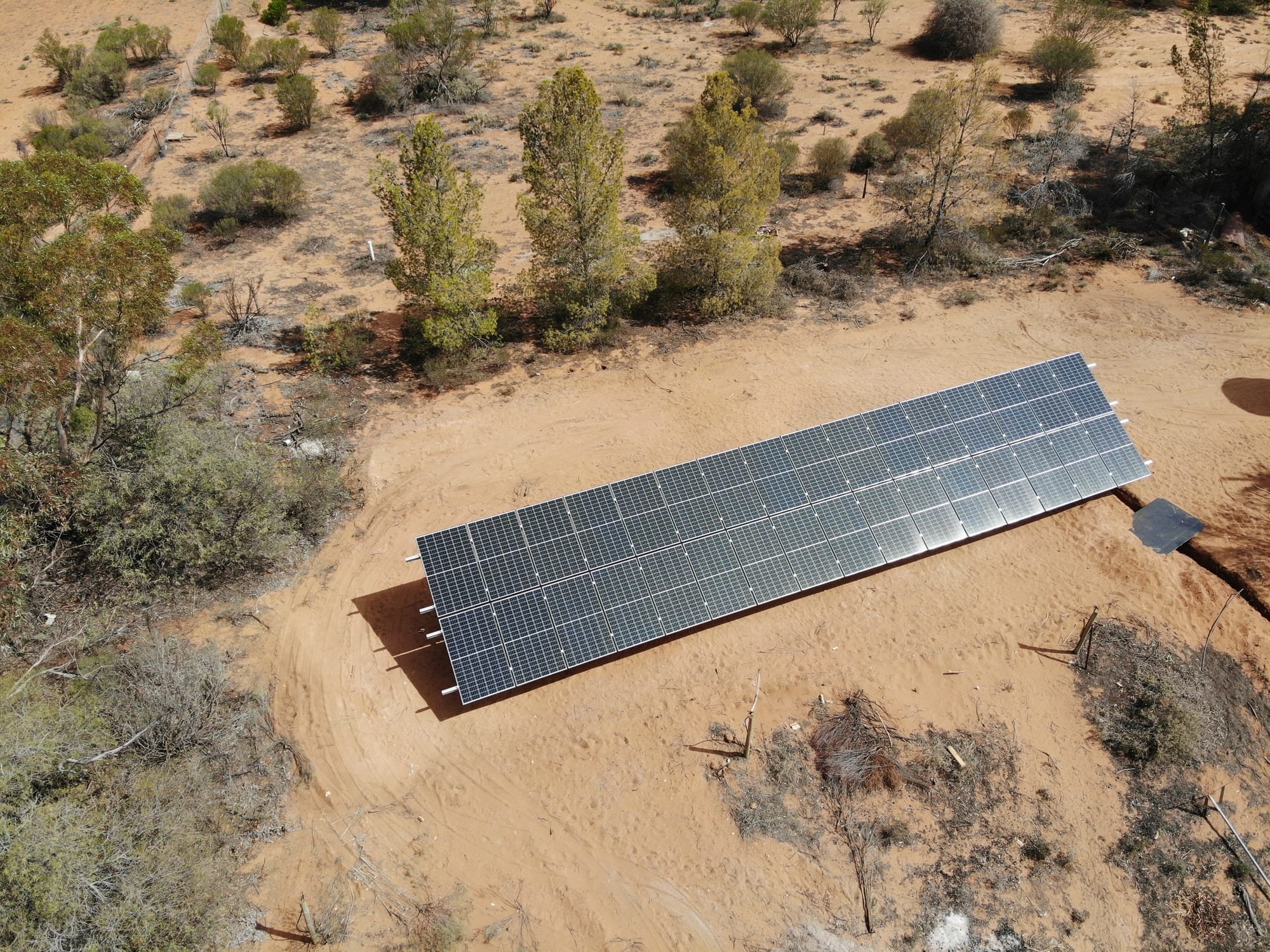 Off Grid Stand Alone Solar Array