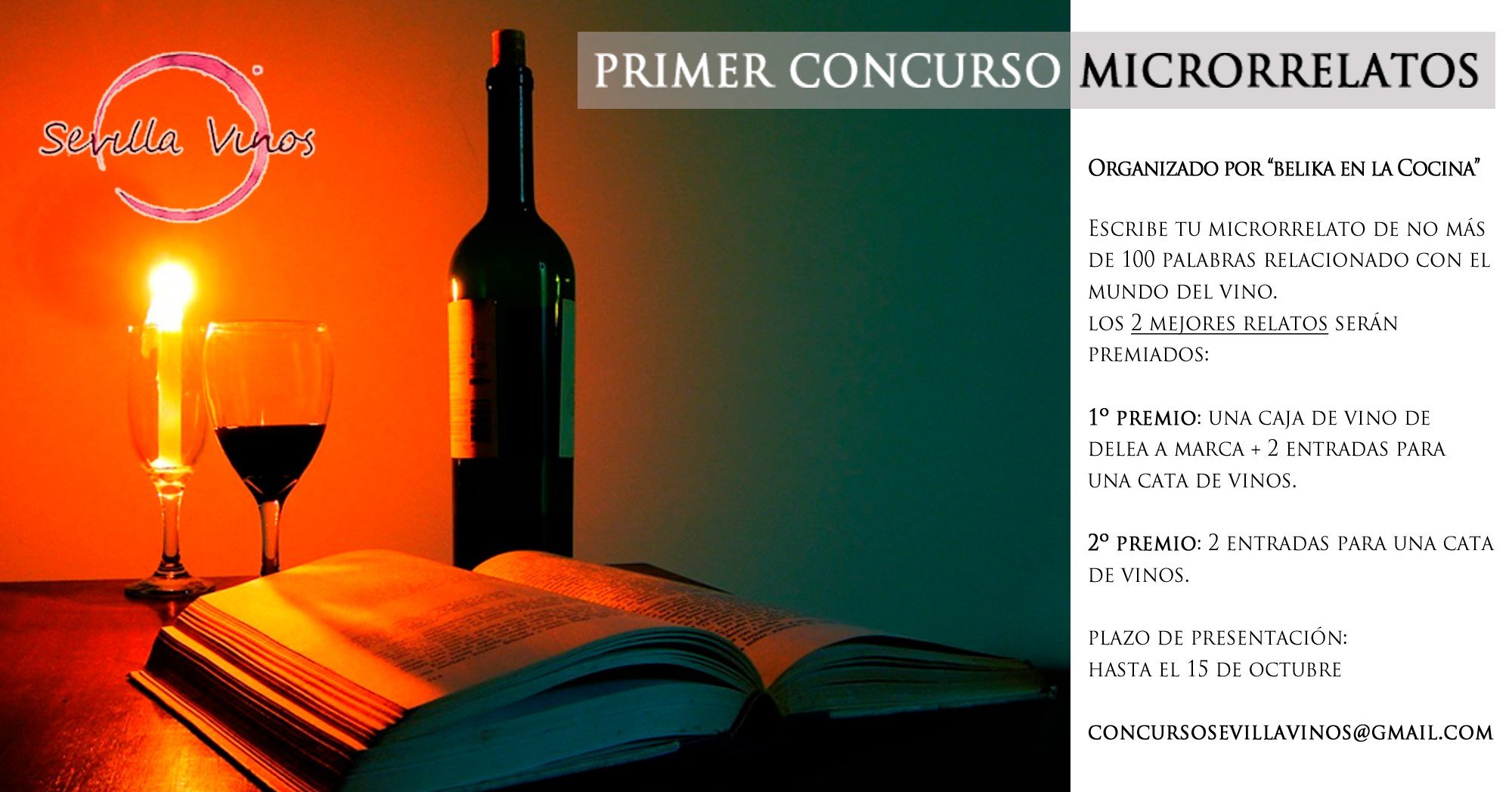 1er concurso microrrelatos Sevilla Vinos