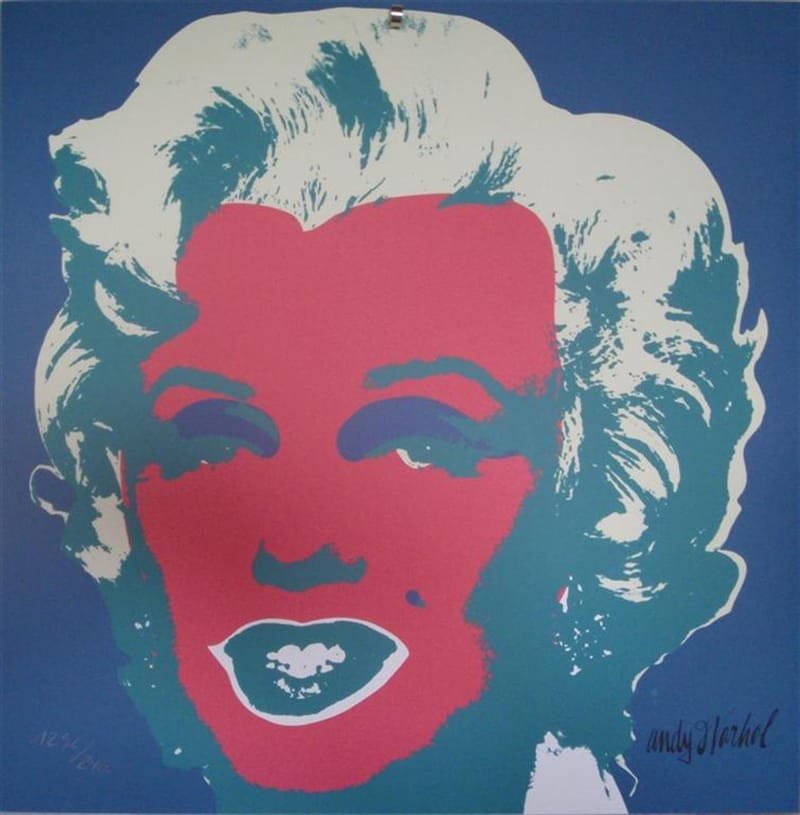 Andy Warhol Marilyn Monroe signed Lithograph