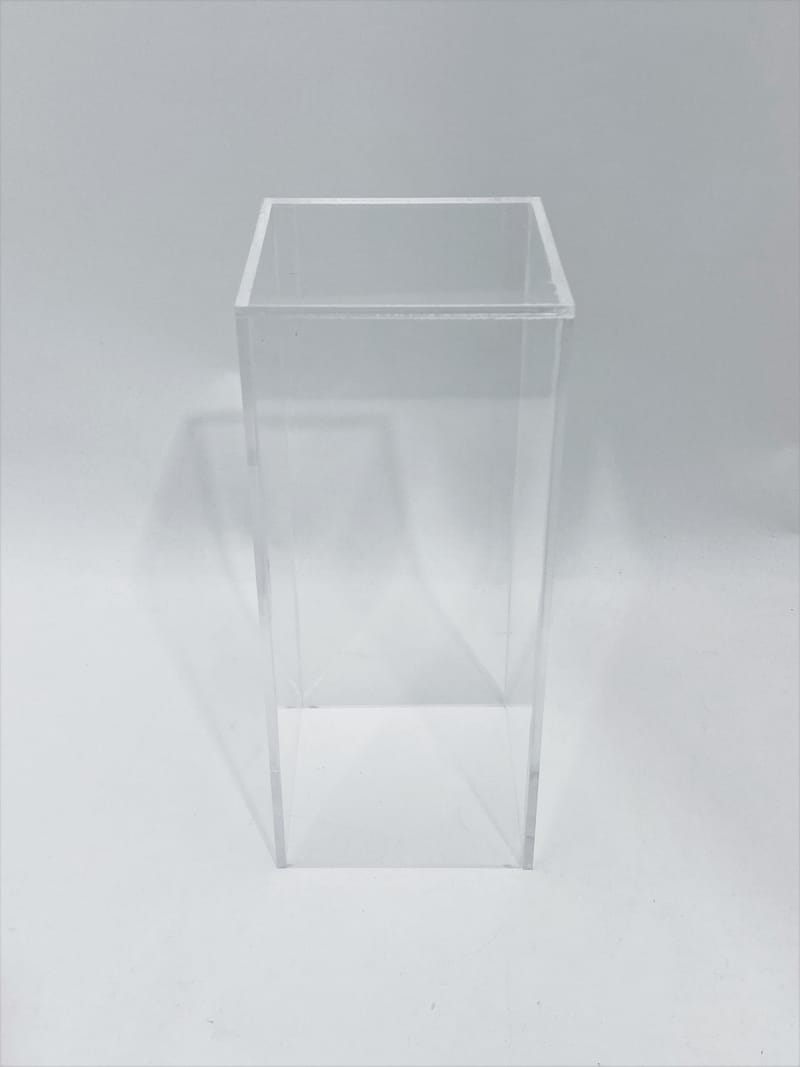 12" x 12" x 12" Clear Acrylic Display Pedestal MuseumBoxes