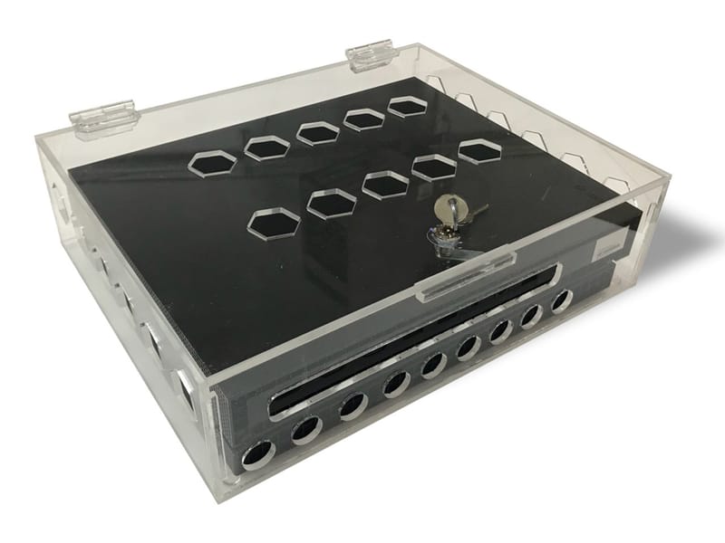 Clear Acrylic Playstation 5 (PS5) Security Case MuseumBoxes